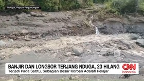 VIDEO: Banjir dan Longsor Terjang Nduga, 23 Hilang
