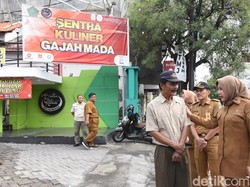 Wabup Mimik Bakal Tata Ulang Sentra Kuliner Gajahmada yang Sepi Pembeli