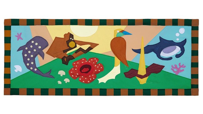 Google Doodle menampilkan gambar aneka flora dan fauna untuk menyemarakan Hari Cinta Puspa dan Satwa Nasional 2025 yang diperingati setiap tanggal 5 November.