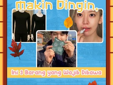 Video: Korea Selatan Makin Dingin, Ini 3 Barang yang Wajib Dibawa