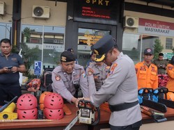 Polres Lamongan Siaga Hadapi Potensi Bencana di Musim Hujan
