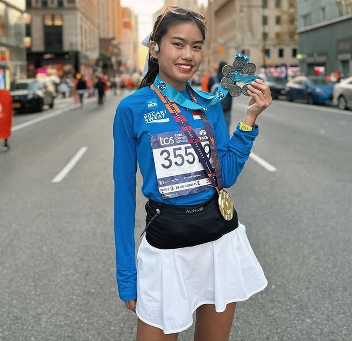 Namira Adjani Jadi Six Strar Finisher Perempuan Termuda dari Indonesia di Ajang Marathon New York