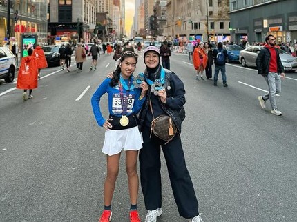 Namira Adjani Jadi Six Star Finisher Perempuan Termuda dari Indonesia, Ini Potretnya Didampingi Ibunda