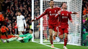FOTO: Satu Gol Mac Allister Cukup Buat Liverpool Bungkam Madrid
