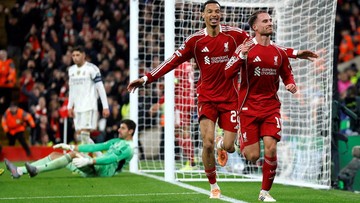 Update Eksklusif Olahraga CNN : FOTO: Satu Gol Mac Allister Cukup Buat Liverpool Bungkam Madrid
