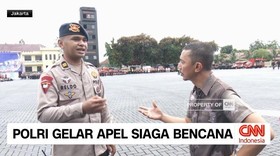 VIDEO: Polri Gelar Apel Siaga Bencana