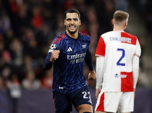 Hasil Liga Champions: Arsenal Sempurna, Hajar Slavia Praha 3-0