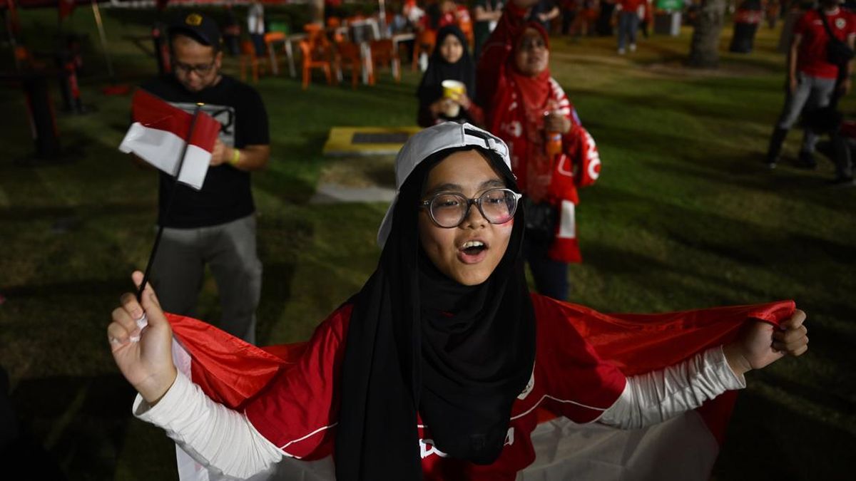Foto: Gelora Merah Putih Suporter Timnas Indonesia Di Piala Dunia U-17