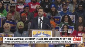 VIDEO:Zohran Mamdani, Muslim Pertama Jadi Wali Kota New York