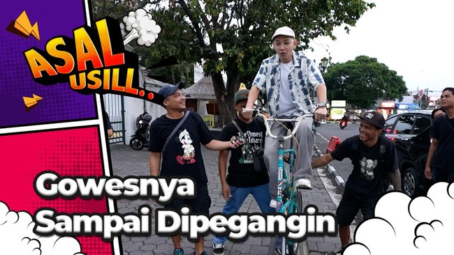 Bikin Deg-degan, Cobain Naik Sepeda Tinggi Pas Nongkrong Komunitas