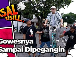 Bikin Deg-degan, Cobain Naik Sepeda Tinggi Pas Nongkrong Komunitas