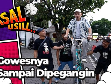 Bikin Deg-degan, Cobain Naik Sepeda Tinggi Pas Nongkrong Komunitas