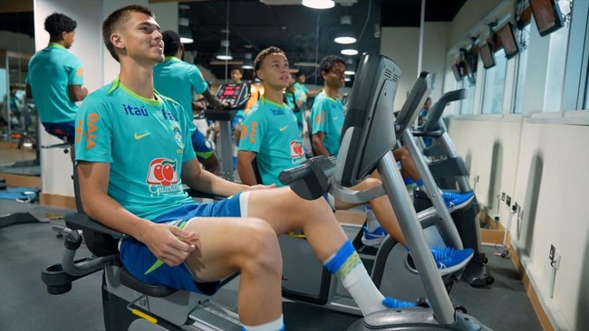 Timnas Brasil U-17 melakukan persiapan maksimal sebelum menghadapi Timnas Indonesia U-17 pada lanjutan fase grup Piala Dunia U-17 2025.