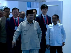 Prabowo Hadiri Peresmian Pabrik Petrokimia Lotte di Cilegon