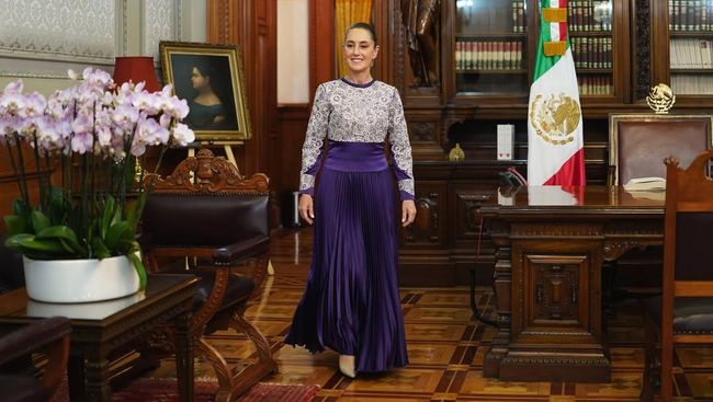 Pelaku Remas Payudara Presiden Meksiko Claudia Sheinbaum Ditangkap