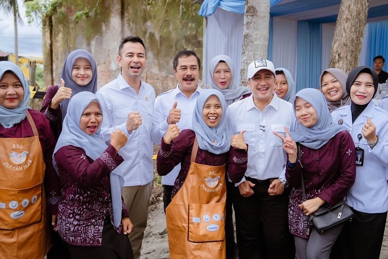 Raffi Ahmad dan Irfan Hakim di Nusakambangan