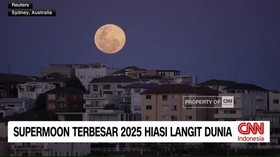 VIDEO: Supermoon Terbesar 2025 Hiasi Langit Dunia