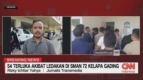 VIDEO: 54 Terluka Akibat Ledakan di SMAN 72 Kelapa Gading