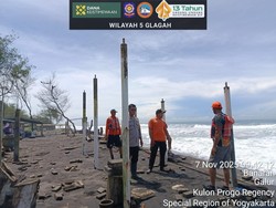 Abrasi di Pantai Trisik Kulon Progo Kian Parah