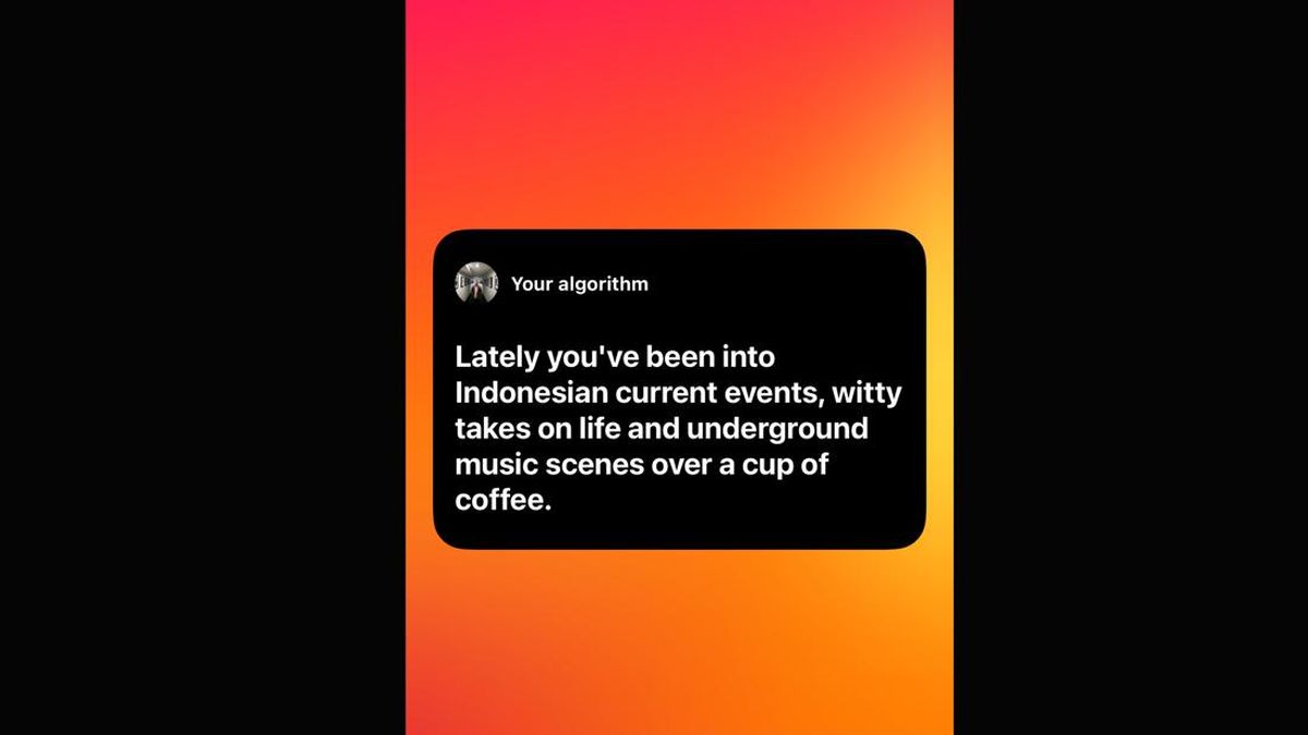 Biar Ikut Tren, Begini Cara Buat 'Your Algorithm' di Instagram Stories