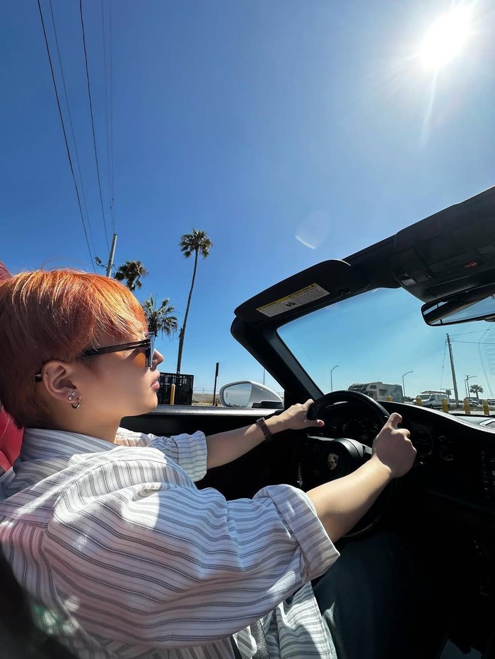 Tidak hanya dikenal sebagai Captain untuk ATEEZ, Hongjoong juga merupakan salah satu member yang memiliki banyak keahlian, lho./ Foto: instagram.com/no1likeme8_8