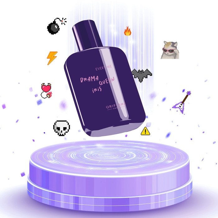 Koleksi parfum terbaru dari Oriflame, yakni Every Me, yang bisa digunakan olehmu untuk menunjukkan karakter lembut penuh kasih atau berani. Every Me Eau de Toilette hadir dalam dua varian, yakni Every Me Sweetheart Rose Eau de Toilette dan Every Me Drama Queen Iris Eau de Toilette.