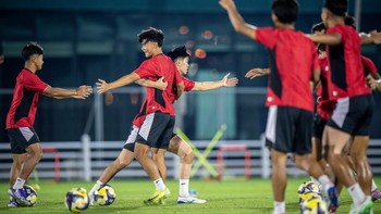 FOTO: Persiapan Timnas Indonesia U-17 Jelang Laga Berat Lawan Brasil