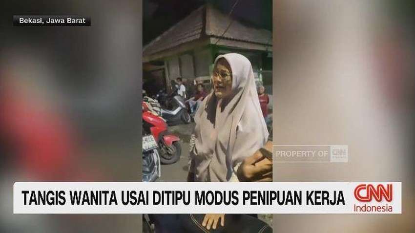 VIDEO: Tangis Wanita Usai Ditipu Modus Penipuan Kerja