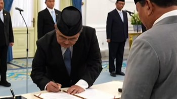 Momen Prabowo Lantik Anggota Komisi Reformasi Polri