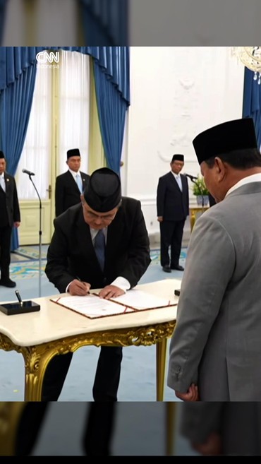 Momen Prabowo Lantik Anggota Komisi Reformasi Polri