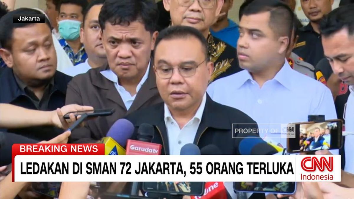 VIDEO: Pernyataan Sufmi Dasco Ahmad Terkait Ledakan di SMAN 72
