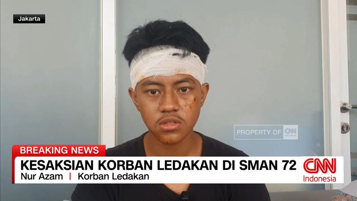 VIDEO: Kesaksian Korban Ledakan di SMAN 72