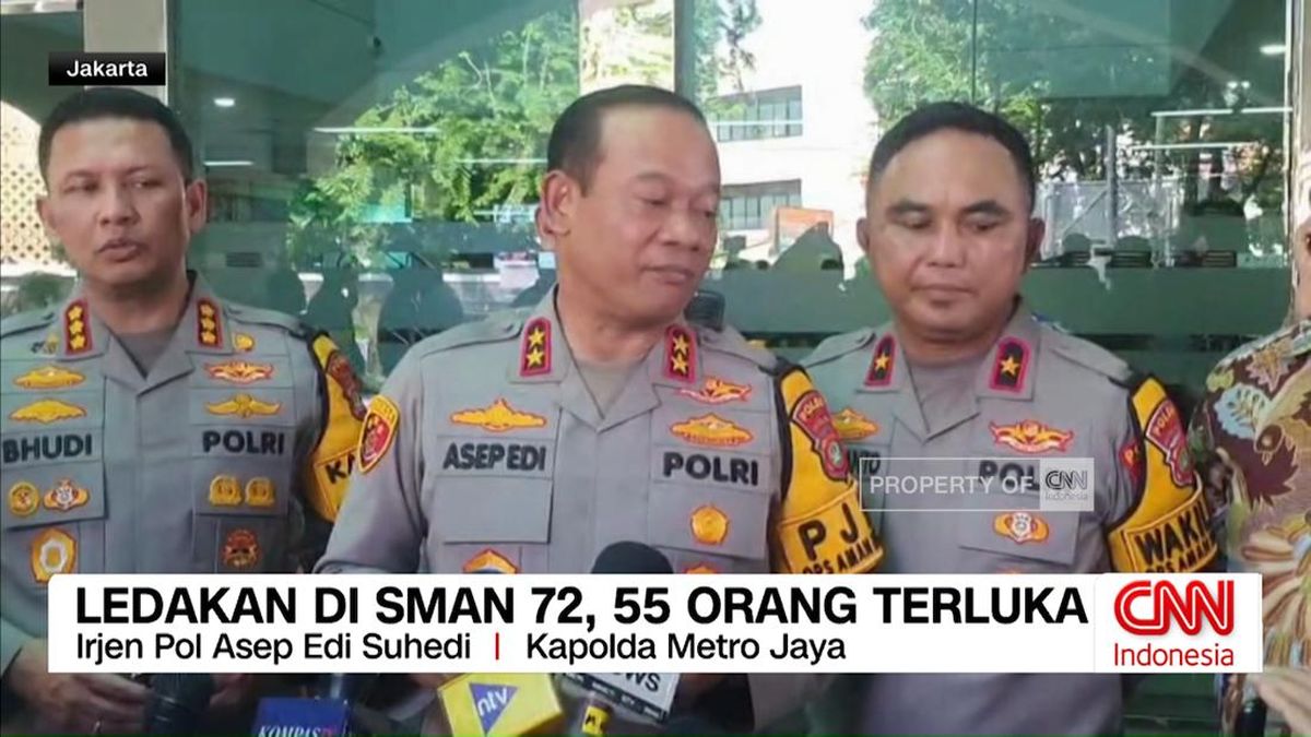 VIDEO: Ledakan di SMAN 72, 55 Orang Terluka