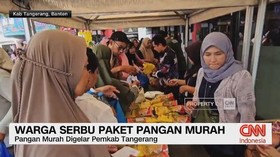 VIDEO: Warga Serbu Paket Pangan Murah