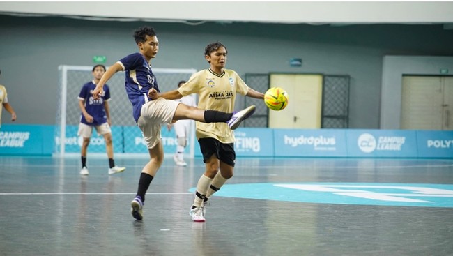 Universitas Atma Jaya Yogyakarta di kategori putra dan Universitas Gadjah Mada di kategori putri menang telak dalam laga lanjutan Campus League 2025.