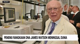 VIDEO: Penemu Rangkaian DNA James Watson Meninggal Dunia