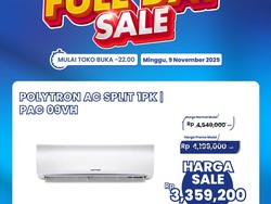 AC 1 PK Rp 3,3 Juta di Transmart Full Day Sale