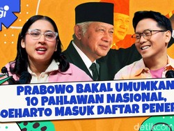 Prabowo Bakal Umumkan 10 Pahlawan Nasional, Soeharto Masuk Daftar Penerima