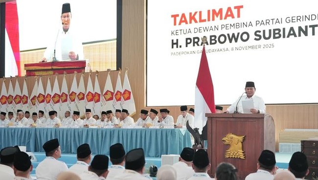 Presiden Prabowo Subianto mengingatkan kekuasaan tidak menjadi tujuan, tetapi alat perjuangan untuk membantu rakyat sejahtera dan makmur.
