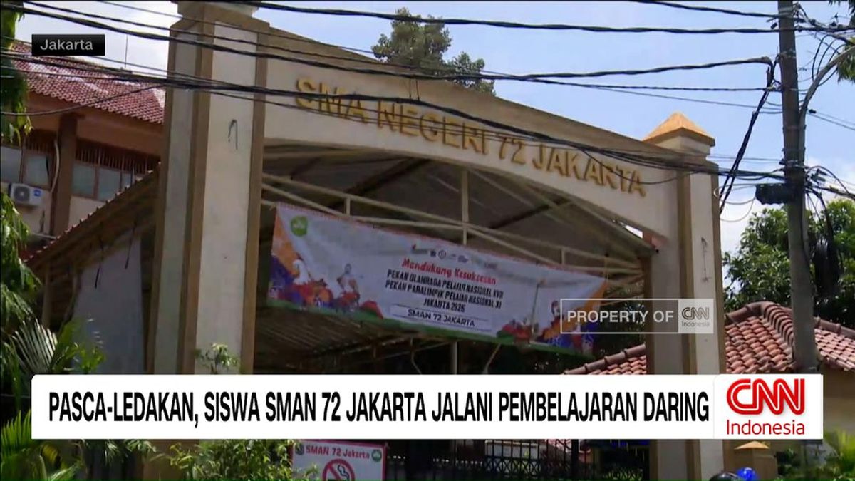 VIDEO: Pasca Ledakan, Siswa SMAN 72 Jalani Pembelajaran Daring