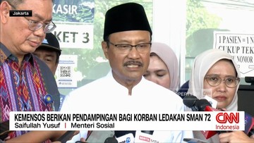 VIDEO: Kemensos Berikan Pendampingan Korban Ledakan SMAN 72