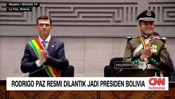 VIDEO: Rodrigo Paz Resmi Dilantik Jadi Presiden Bolivia