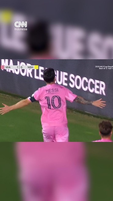 Aksi Messi dalam Pesta Inter Miami
