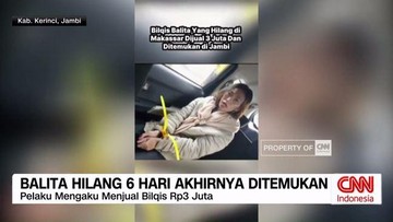 VIDEO: Balita Hilang 6 Hari Akhirnya Ditemukan, Korban Dijual Rp3 Juta