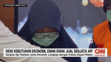 VIDEO: Demi Kebutuhan Ekonomi, Emak-Emak Jual Senjata Api