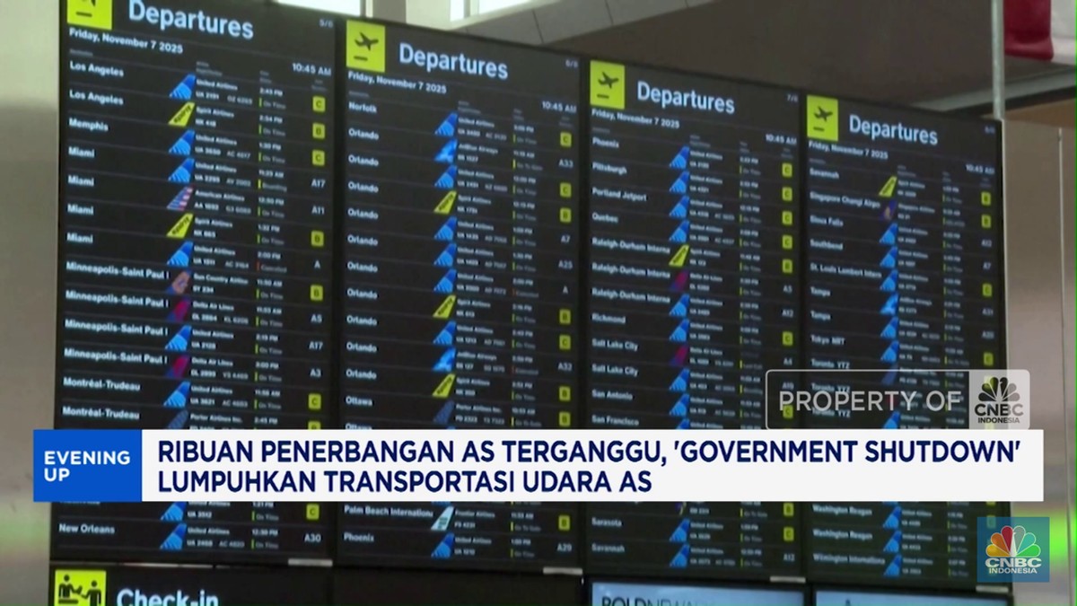 Video: Government Shutdown Lumpuhkan Transportasi Udara di AS