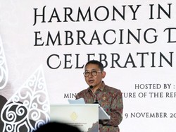 Hadiri Jamuan Pembuka WPF, Menbud Dorong Budaya Jadi Bahasa Perdamaian