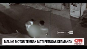 VIDEO: Maling Motor Tembak Mati Petugas Keamanan
