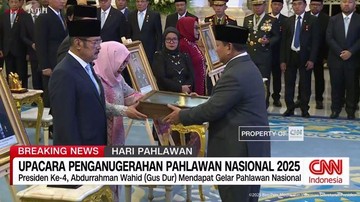 VIDEO:  Momen Penganugerahan Pahlawan Nasional 2025