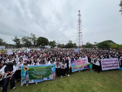 Ratusan Guru Swasta di Muba Demo, Minta Seleksi PPPK Dibuka Lagi